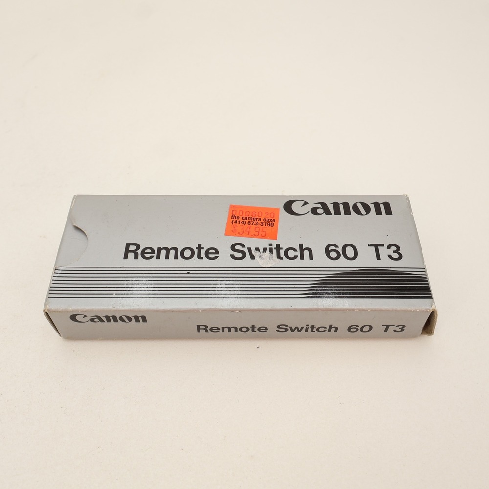 Canon Remote Switch 60 T3 Shutter Release for Vintage SLR Cameras Made in Japan